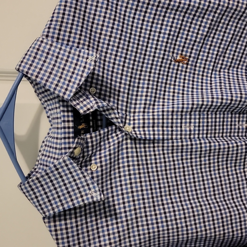Men's polo dress shirt